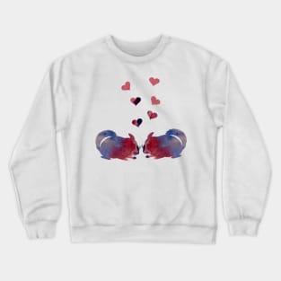 Chinchilla Couple Crewneck Sweatshirt